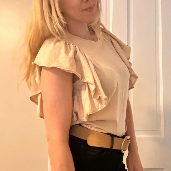 Zara Ruffle Tee - Picture 3 of 3